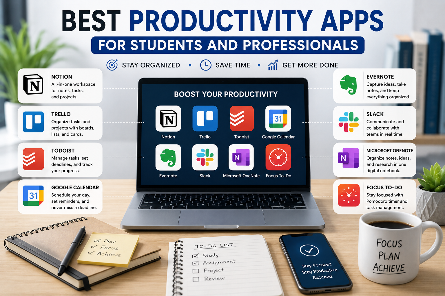 Best Productivity Apps for Students and Professionals