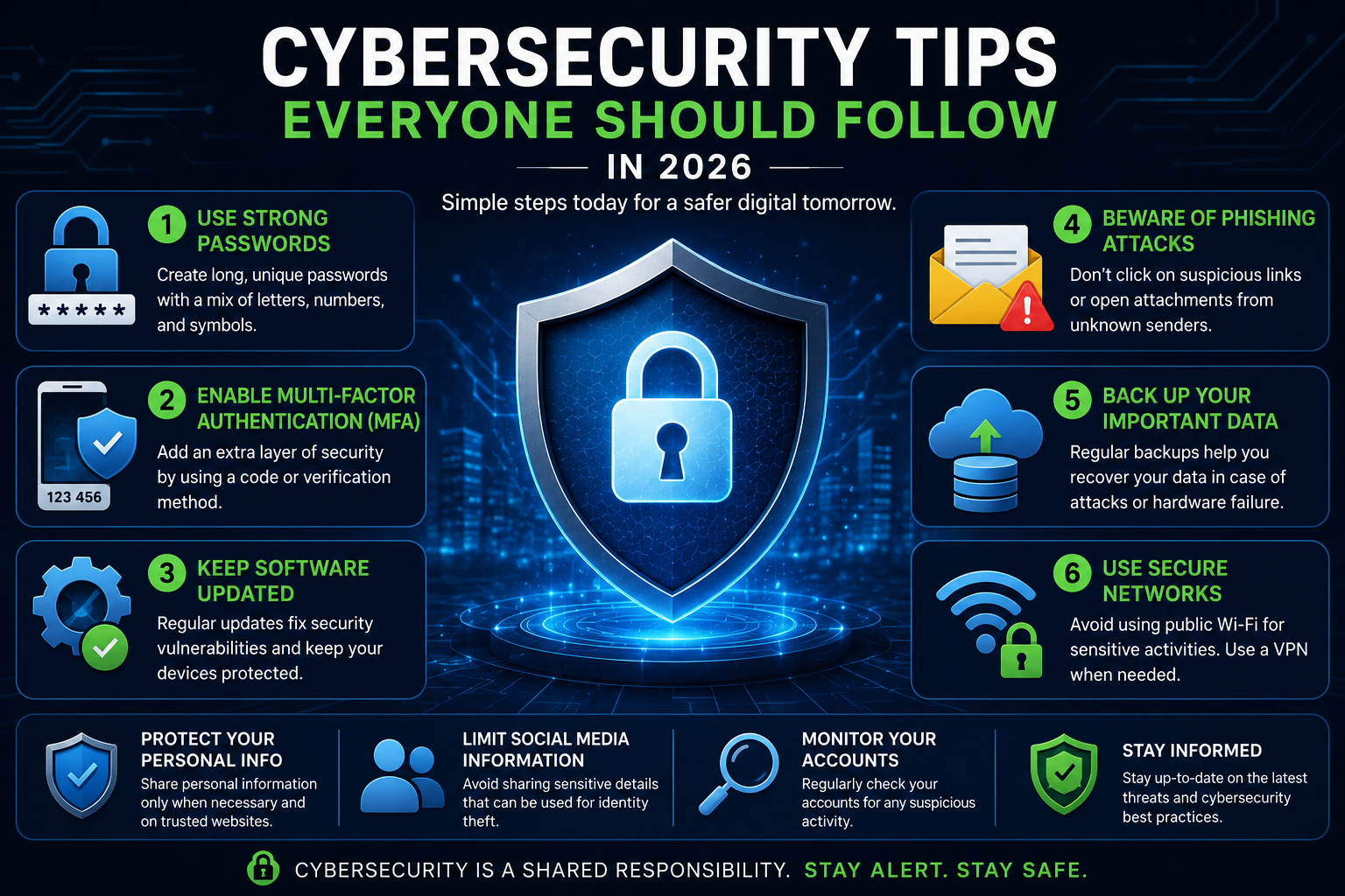 Cybersecurity Tips Everyone Should Follow in 2026